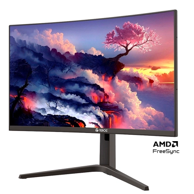 Monitor Curvo Gaming Teros Te-3214G, 31.5" Qhd Va, 165 Hz, 1 Ms, Hdmi, Dp