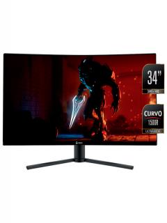 Monitor Teros Te-7250, 34" Va Uwqhd Curvo, 144 Hz, 3440 X 1440, Wqhd, Hdmi / Displayport