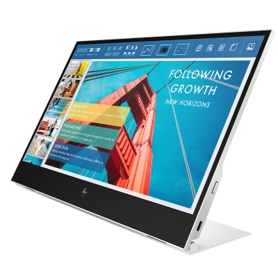 Monitor Portatil Hp E14 G4, 14" Fhd Ips 1920X1080 Usb, Color Plata