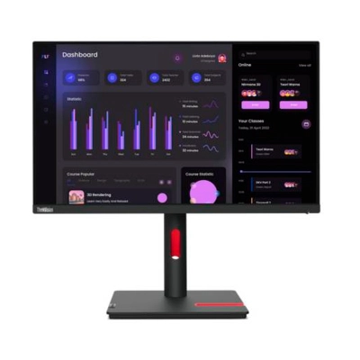 Monitor Lenovo Thinkvision T24I-30, 23.8" Wled Ips, 1 X Hdmi, 1 X Displayport, 1 X Vga