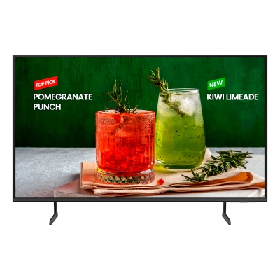 Monitor Samsung Be43D-H, 43" Uhd Lcd, Hdmi, Usb-A, Wi-Fi, Bluetooth