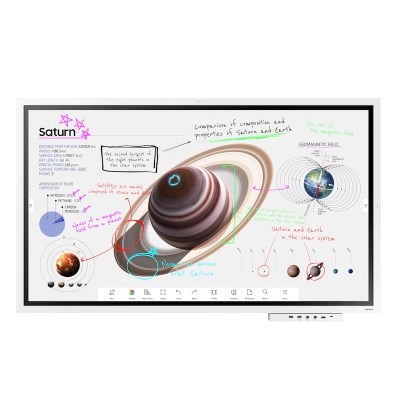 Pantalla Interactiva Samsung Pro 65" 4K Uhd Tactil/Smartviewmulti-Tasking/20-Touchpoints.