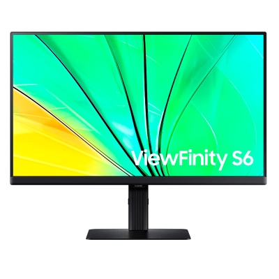 Monitor Plano Samsung Viewfinity S6, 24" Qhd Ips, Hdmi, Display Port, Pivot, Negro