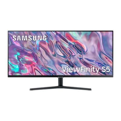 Monitor Samsung Viewfinity S5 34C500, 34" Lcd Va, Ultra-Wqhd (3440X1440), Hdmix2/Dp/Hp-In