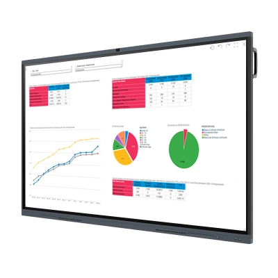 Pantalla Táctil Interactiva Teros Te-Dp8601Dn, 86" D-Led Ips (3840X2160), Lan, Wlan, Bt5.0
