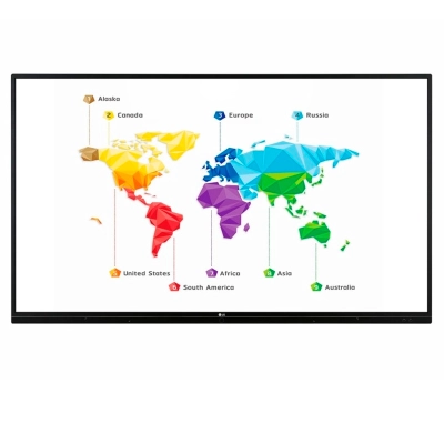 Pizarra Interactiva Lg Serie Tr3Bf 75", 3840 X 2160 (Uhd), Ips, Touch (Ir), 100-240Vac