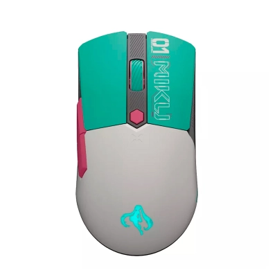 Mouse Asus Tuf Gaming Mini Wireless Hatsune Miku Edition, Inalámbrico Usb, Óptico