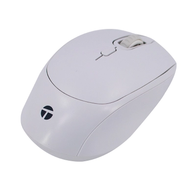 Mouse Óptico Teros Te-1225S, 800-1200-1600 Dpi, Usb, 4 Botones, Color Blanco