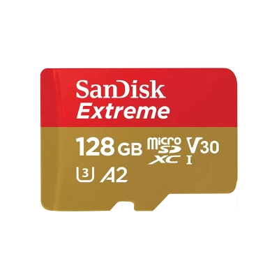 Tarjeta De Memoria Microsdxc Sandisk Extreme Uhs-I - 128 Gb, 190 Mb/S