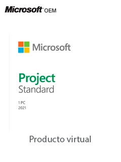 Licenciamiento Virtual (Esd) Microsoft Project Standard 2021 Win All