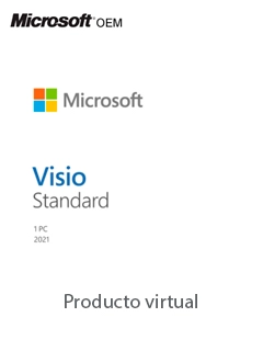 Licenciamiento Virtual (Esd) Microsoft Visio Standard 2021 Win All Lng Pk