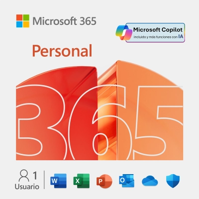 Licenciamiento Virtual (Esd) Microsoft 365 Personal (Licencia De 12 Meses / 1 Usuario)