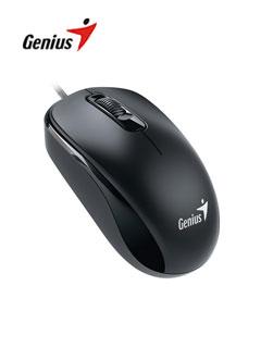 Mouse Óptico Genius Dx-110, 1000 Dpi, Usb, 2 Botones, Negro, 1.50 Mts.