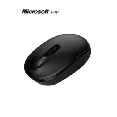 Mouse Óptico Inalámbrico Microsoft Mobile 1850, 1000Dpi, Receptor Usb, 2.4Ghz, Negro.