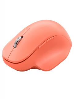 Mouse Microsoft Optico Inalambrico (Bluetooth) Ergonomico, 2.4Ghz, Color Melocoton