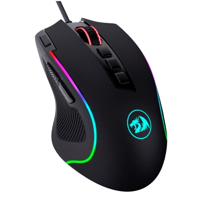 Mouse Redragon M612 Predator, Sensor Optico Pixart P3104, Interfaz Usb, Color Negro