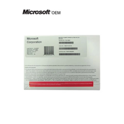 Sistema Operativo Microsoft Windows Pro 10, 64 Bits, Español, 1Pk, Dsp Oem Dvd.
