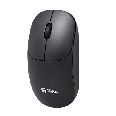 Mouse Óptico Inalámbrico Teros Te-1217S, 1000 Dpi, Receptor Usb, 3 Botones