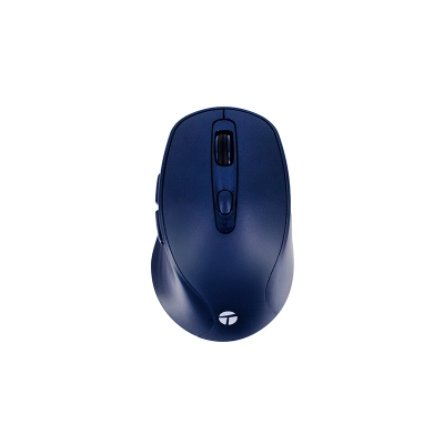 Mouse Inalámbrico Teros Te-1235S, 2.4Ghz, 6 Botones, Usb, Azul