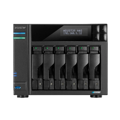 Servidor Nas Asustor Lockerstor 6 Gen2 (As6706T V2), Celeron N5105/Qc/10Nm, 8Gb Ram Ddr4