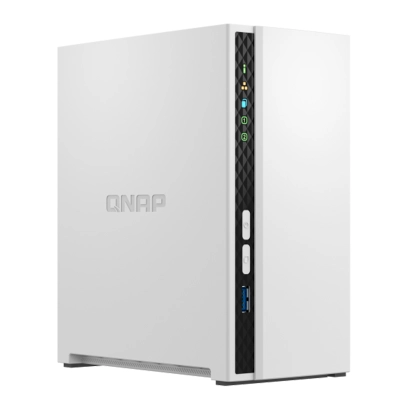 Servidor Nas Qnap Ts-233, Arm Cortex A55 4C/2Ghz, 2Gb Ram(On-Board), Bahias: 2 X 3.5" Sata