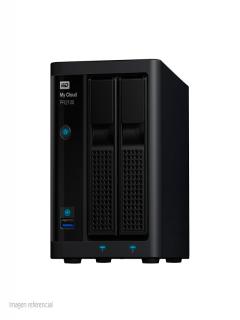 Unidad De Almacenamiento En Red Western Digital My Cloud Pr2100, 8Tb, 2 Bahias, Gbe.