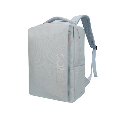 Backpack Teros City Iii Te-9047Sk, Para Notebooks De Hasta 15.6" - Color Azul Claro