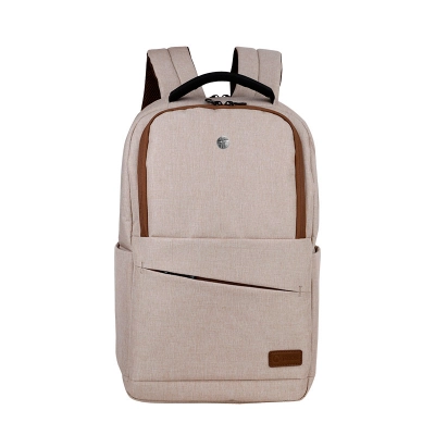 Backpack Teros City Beige Te-Acs9012Bg, Para Notebooks De Hasta 15.6"