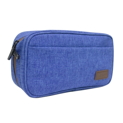 Cartuchera / Estuche / Organizador / Portacables Teros Te-Acs9016, Azul