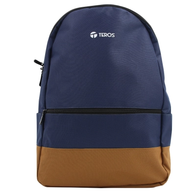Backpack Teros Nova Blue/Brown Te-Acs9019Bl,Para Notebooks De Hasta 15.6"