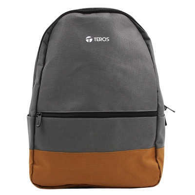 Backpack Teros Nova Grey/Brown Te-Acs9020Gr,Para Notebooks De Hasta 15.6"