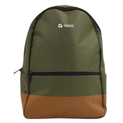 Backpack Teros Nova Green/Brown Te-Acs9021Mg,Para Notebooks De Hasta 15.6"