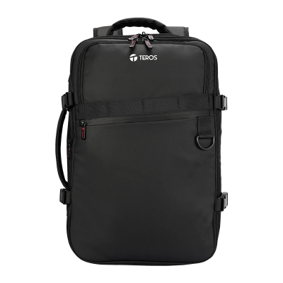Backpack Teros Travel Black Te-9025Bk, Para Notebooks De Hasta 15.6"