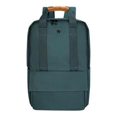 Backpack Teros City Ii Te-9032Gr, Para Notebooks De Hasta 15.6", Color Verde