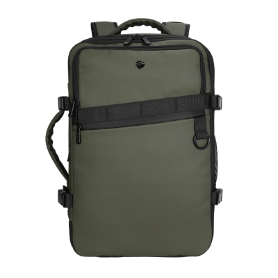 Backpack Teros City Ii Te-9040Dg, Para Notebooks De Hasta 15.6", Color Verde