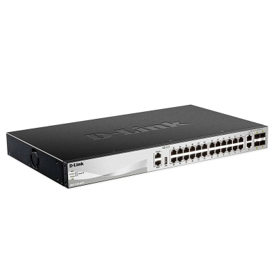 Switch D-Link Dgs-3130-30Ts, Administrable, Apilable De Capa 3.