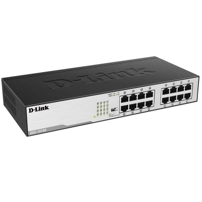 Switch D-Link Dgs-1016C, 16 Rj-45 10/100/1000 Mbps, Auto Mdi/Mdix.