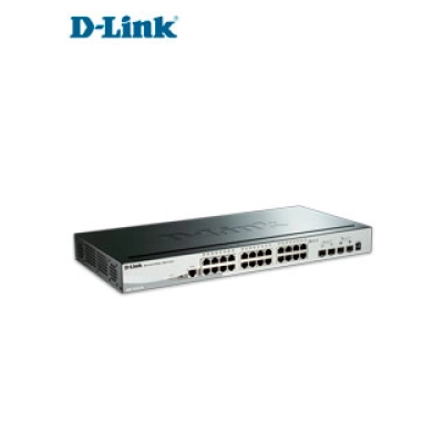 Switch Administrable D-Link Smartpro Dgs-1510, 24 Lan Gbe, 2 1G-Sfp, 2 10G-Sfp.