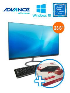 All In One Ai2410 Celeron 4G 32D 1Tb Dvd