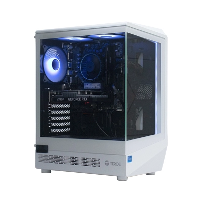 Pc Teros Te-8002G Core I5 14400F 2.5/4.7Ghz 16Gb Ddr5-5600 Rtx3050 6Gb Ubuntu, Blanco