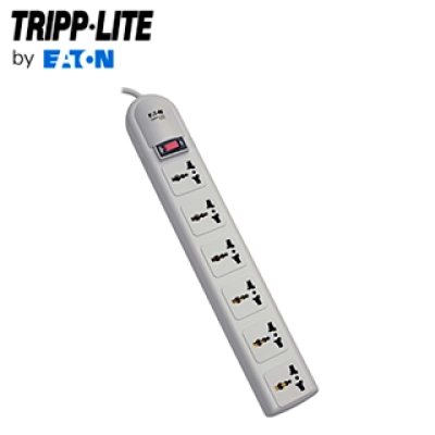 Tripp Lite Series Protector Contra Sobretensiones Con 6 Tomacorrientes Universales De 230V