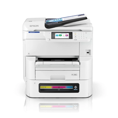 Multifuncional De Tinta Epson Workforce Pro Em-C8100, Imprime/Escanea/Copia/Fax/Lan/Wifi