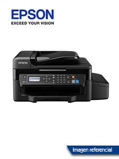 Multifuncional De Tinta Continua Epson L575, Imprime/Escanea/Copia/Fax, Usb/Lan/Wifi.