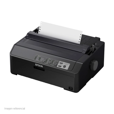 Impresora Matricial Epson Lq-590Ii, Matriz De 24 Pines, Paralelo / Usb 2.0, 100V - 240Vac.