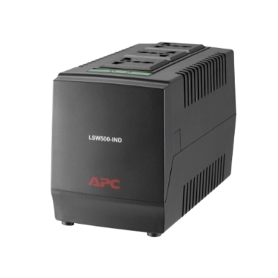 Regulador De Voltaje Automatico Apc Line-R 500Va, 3 Salidas Universales, 230V