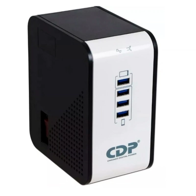 Regulador De Voltaje Cdp R2Cu-Avr1008I, 1000Va / 500W, 170-270 Vac.