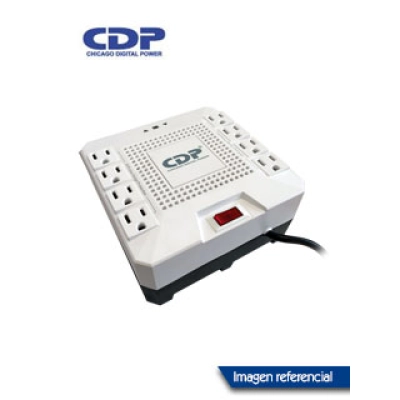 Regulador De Voltaje Cdp Rc-Avr Pro 1808I, 1800Va, 1000W, 220V, 8 Tomacorrientes.
