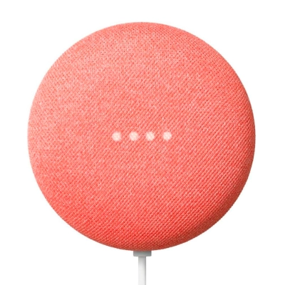 Google Nest Mini - Altavoz Inteligente De 2ª Generación Con Google Assistant, Color Coral.