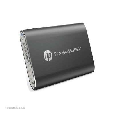 Disco Duro Externo Estado Sólido Hp P500, 250Gb, Usb 3.1 Tipo-C, Negro.