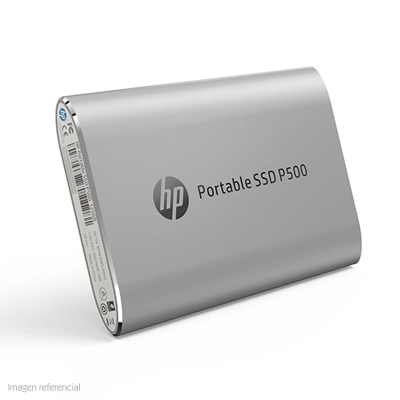 Disco Duro Externo En Estado Sólido Hp P500 Portable Ssd 120Gb Usb 3.1 Gen 2 Tipo-C, Plata